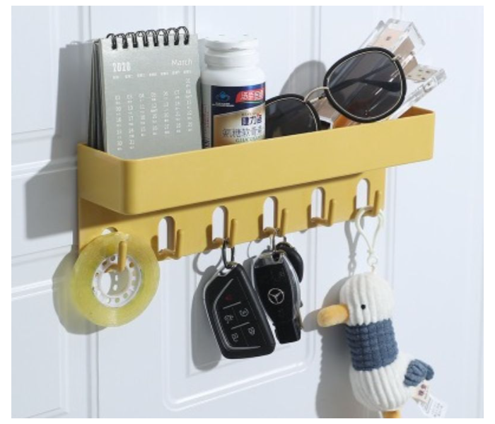 Punch-free wall hanging bathroom storage rack - Zoom Image 2