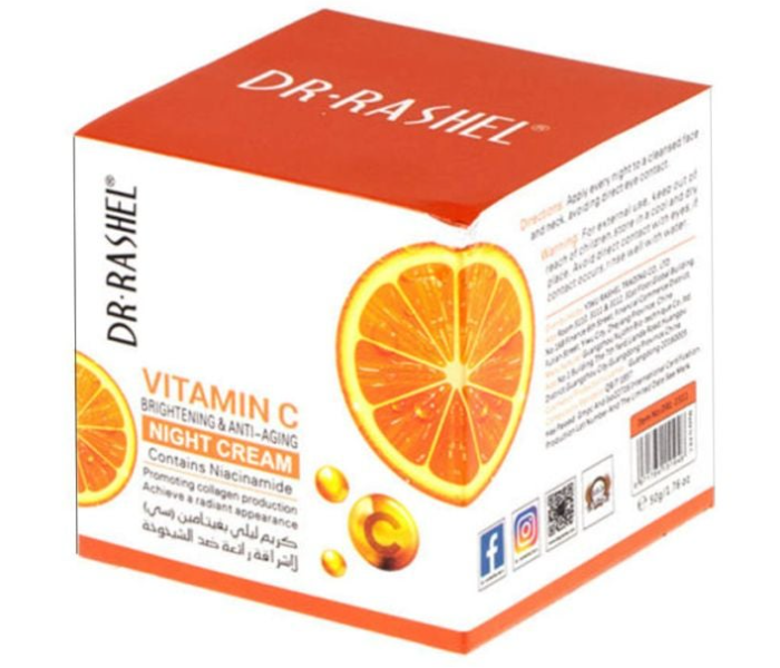 DR. RASHEL Vitamin C Brightening And Anti-Aging Night Cream 50grams - Zoom Image