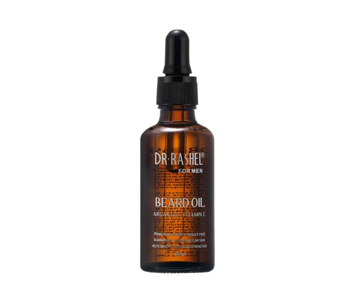 DR. RASHEL Beard Oil With Argan +Vitamin E Multicolour 50ml - Zoom Image