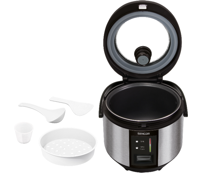 Sencor SRM 1890SS 1.8L Automatic Rice Cooker - Silver & Black - Zoom Image 4