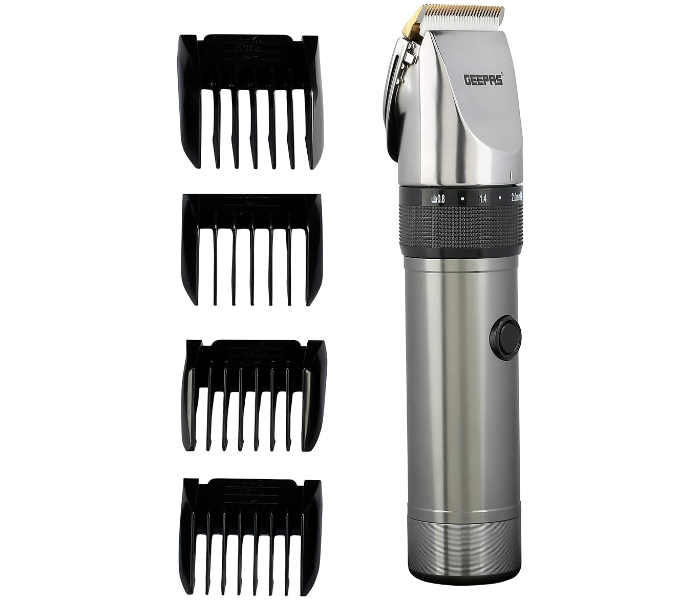 Geepas GTR8711 Rechargeable Professional Hair Clipper, Black & Grey - Zoom Image 2