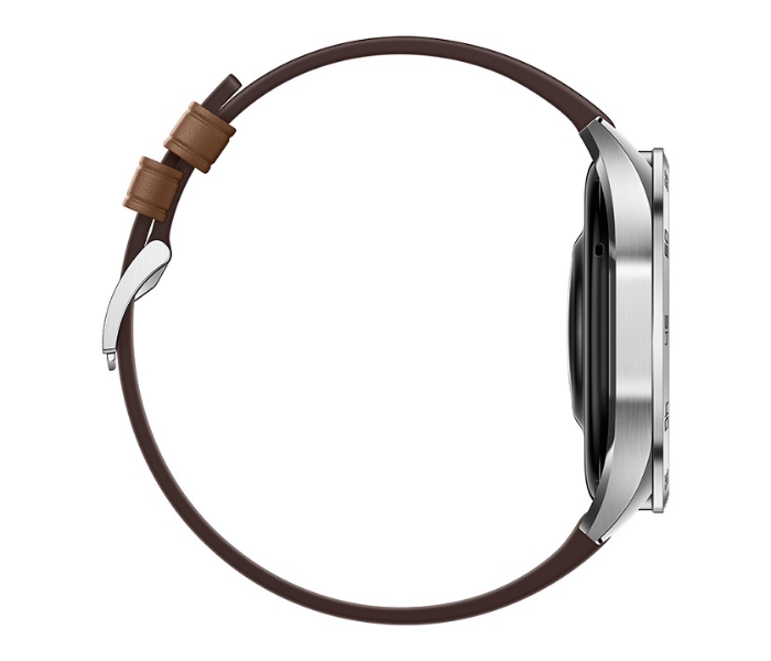 Huawei Watch GT 4 46mm with Brown Leather Strap - Brown - Zoom Image 3