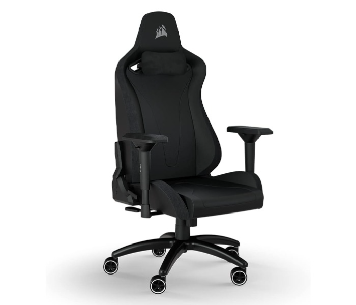 Corsair TC200 Gaming Chair Soft Fabric – Black/Black - Zoom Image 2