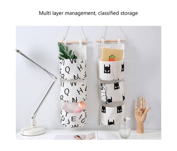 Waterproof cotton and linen storage hanging bag - Zoom Image 3