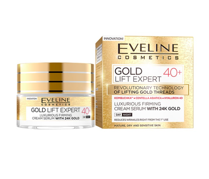 Eveline 40+ Gold Lift Expert Luxurious Firming Cream 50ml - Zoom Image