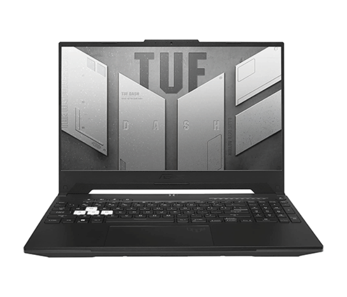 ASUS TUF Dash Gaming FX517ZR - HN028W 15.6 Inch FHD Display  Intel Core i7-12650H Processor 16GB RAM 1TB SSD 8GB NVIDIA GeForce RTX 3070 Graphics Windows 11 Home English Arabic Keybord - Grey - Zoom Image 1