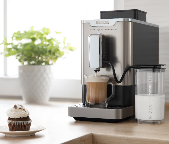 Sencor SES 9020NP Automatic Espresso/Cappuccino Maker - Grey - Zoom Image 9