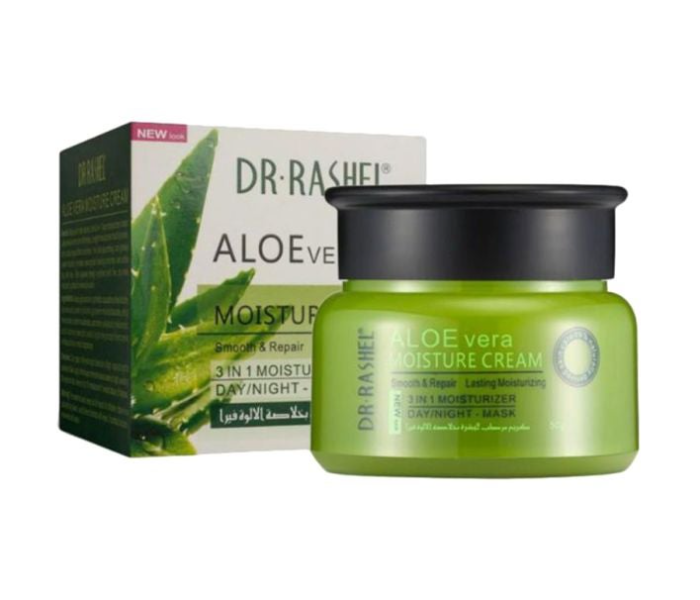 DR. RASHEL 3-In-1 Aloe Vera Moisture Cream Green 50grams - Zoom Image