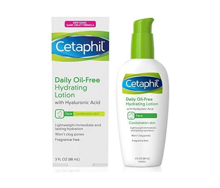 Cetaphil Oil-Free Hydrating Face Lotion with Hyaluronic Acid Green 88ml - Zoom Image