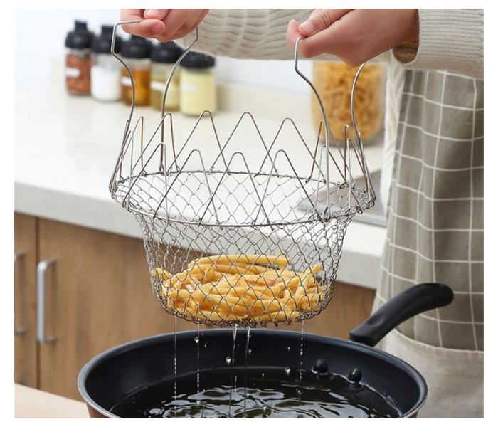 Multi-Function Stainless Steel Fry Basket - Zoom Image 1