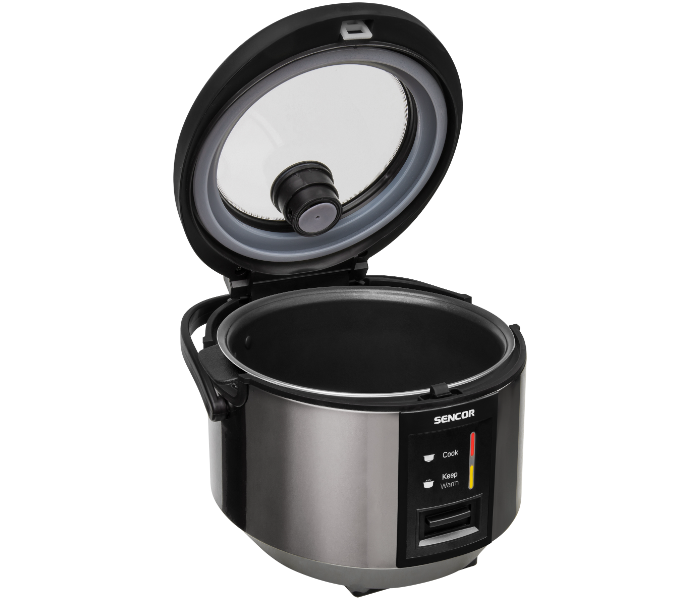 Sencor SRM 1890SS 1.8L Automatic Rice Cooker - Silver & Black - Zoom Image 3