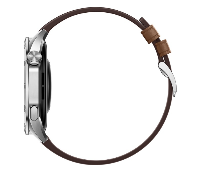 Huawei Watch GT 4 46mm with Brown Leather Strap - Brown - Zoom Image 2