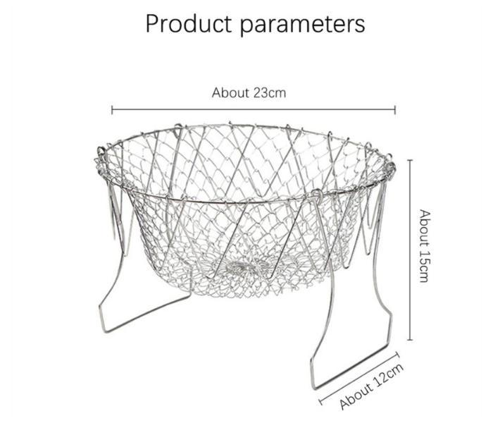 Multi-Function Stainless Steel Fry Basket - Zoom Image 4