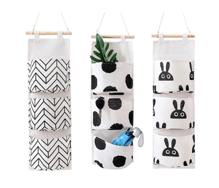 Waterproof cotton and linen storage hanging bag - Zoom Image 4