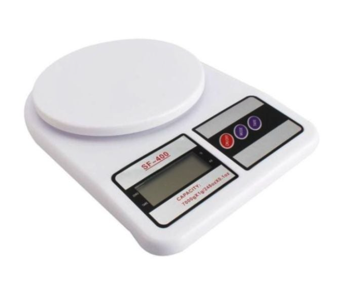 Digital Kitchen Scale White - Zoom Image