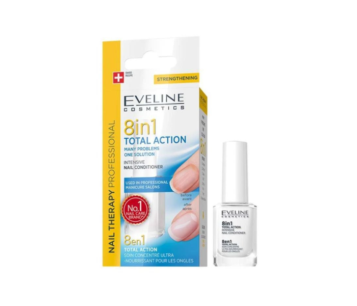 EVELINE COSMETICS 8-In-1 Spa Nail Total Action Clear - Zoom Image