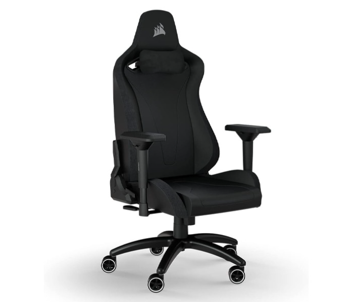 Corsair TC200 Gaming Chair Soft Fabric – Black/Black - Zoom Image 6