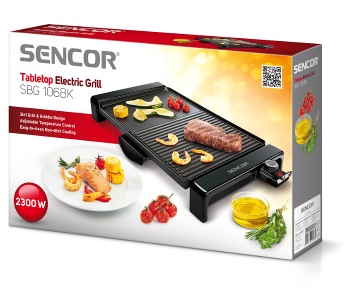 Sencor SBG 106BK Table top Electric Grill - Black - Zoom Image 9