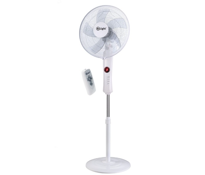 Mr Light MR3444 Stand Fan With Remote -White - Zoom Image