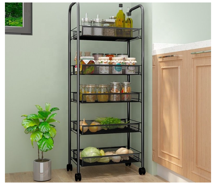 5 Tier Movable Storage Organizer Rack - Zoom Image 1