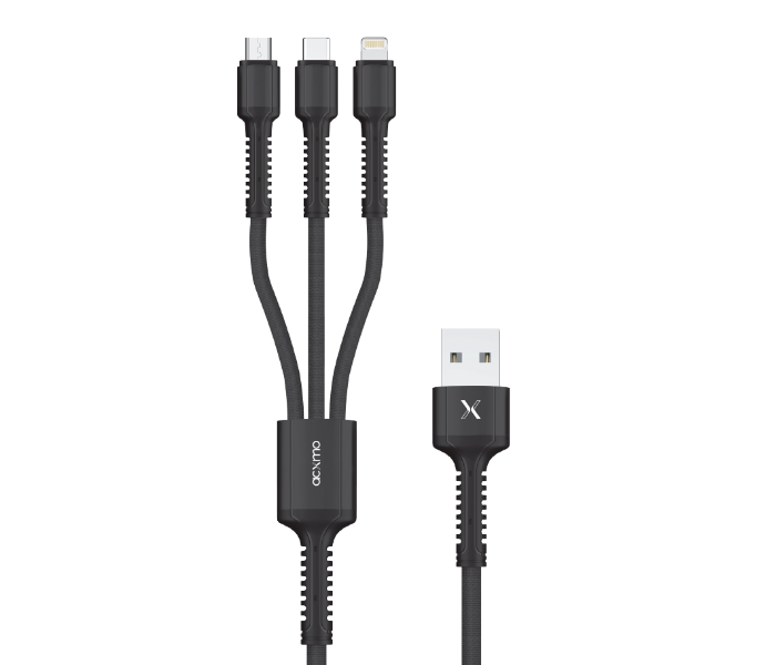 Acxmo 3 in 1 USB Cable CAX301 - Zoom Image