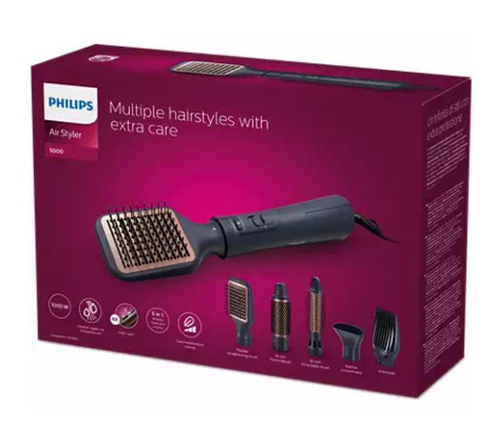 Philips BHA530/03 5000 Series Air Styler - Deep Blue - Zoom Image 8