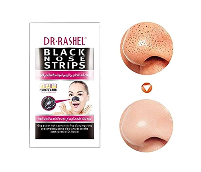 DR. RASHEL 6-Piece Charcoal Nose Strips Black - Zoom Image