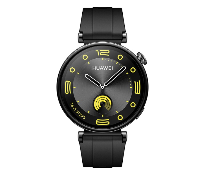 Huawei Watch GT 4 41mm With Black Fluoroelastomer Strap - Black - Zoom Image 2