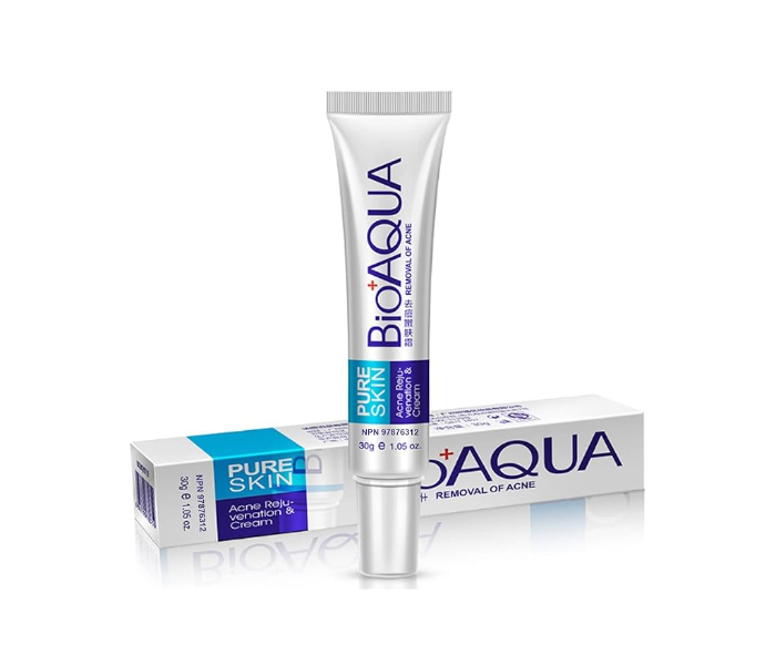 BIOAQUA Anti Acne Treatment Spot Removal Cream, Oil Control Shrink Pores Face Care Cream 30mg For Men And Women - Zoom Image 1