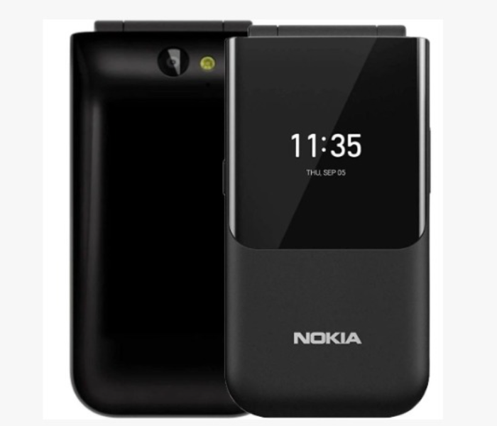 Nokia 2720 Flip 512MB RAM 4GB 4G - Black - Zoom Image 1