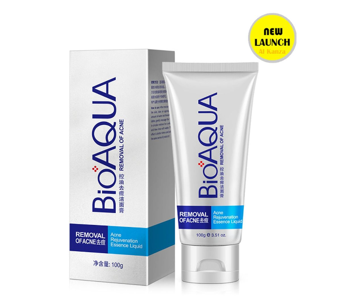 BIOAQUA Acne Removal Facial Cleanser 100g Remove Dirt And Acne Delicate Cleansing - Zoom Image