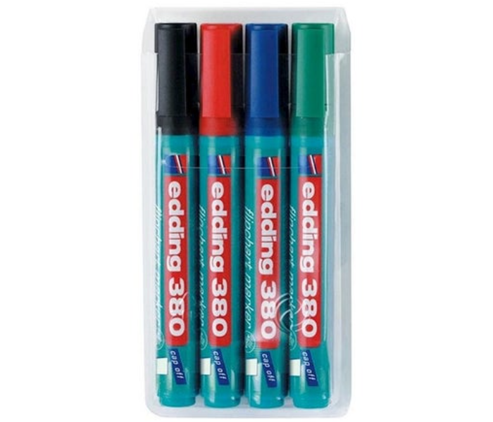 Edding 4-Piece 383 Flipchart Marker - Zoom Image