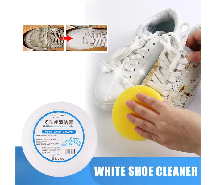 Multifunctional Reusable Cleaning Cream For White Shoes, Shoe Cleaner, Household Sports Shoes, Canvas Shoes Tools With Wiping Sponge - Zoom Image 4