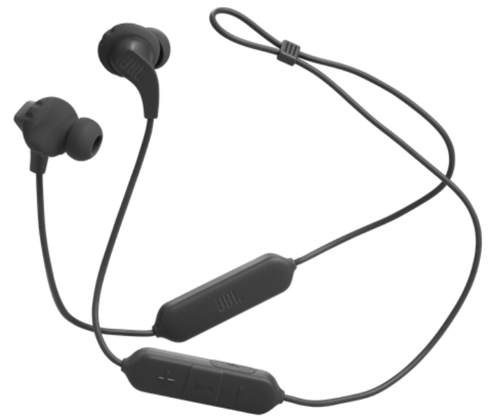 JBL Endurance RunBT 2 Bluetooth In-Ear Headphones - Black - Zoom Image 2