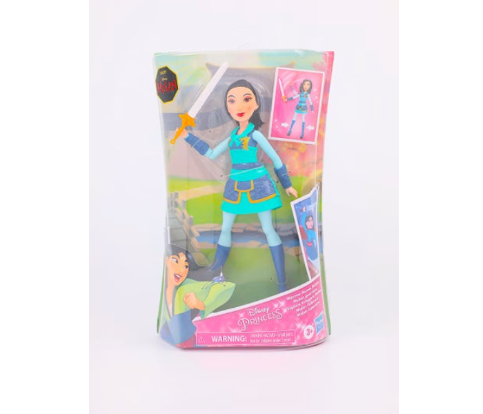 Hasbro Warrior Moves Mulan Doll, Blue Combo - Zoom Image