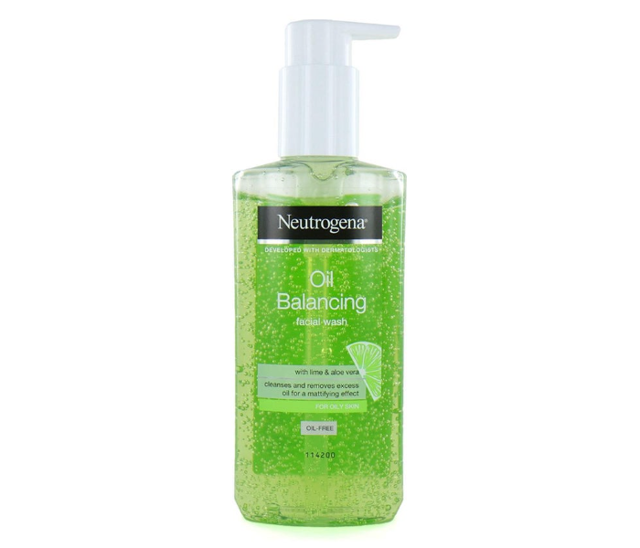 Neutrogena Oil Balancing Facial Wash Green 200ml - Zoom Image