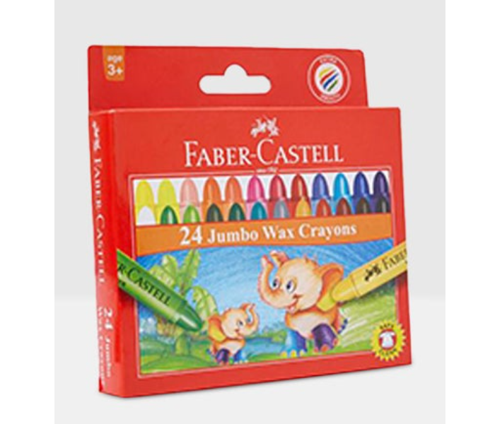 Faber-Castell-Wax Crayons Jumbo 11*90 Mm - Zoom Image