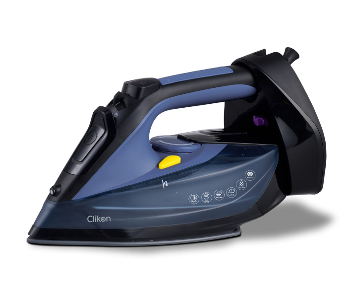 Clikon CK4129 Cordless Iron Box with Ceramic Non - Stick Plate - Blue - Zoom Image