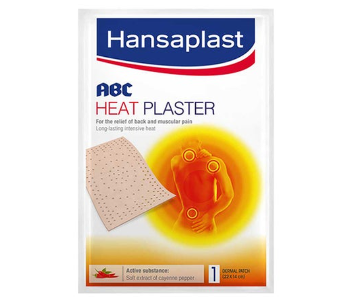 Hansaplast Abc Heat Plaster, Relief Of Back And Muscular Pain, 1 Strip, 22cm X 14cm - Zoom Image