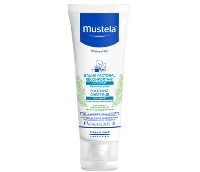 Mustela Soothing Chest Rub for Baby, Moisturizes and Soothes - 40ml. - Zoom Image