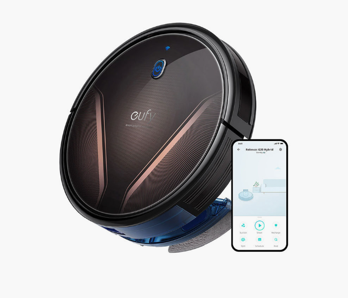 Anker Eufy RoboVac G20 Hybrid 2-in-1 Mop and Vacuum Cleaner - Black - Zoom Image 1