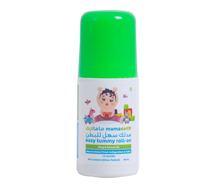 Mamaearth Easy Tummy Roll On, Natural Relife From Indigestion And Colic - 40Ml - Zoom Image