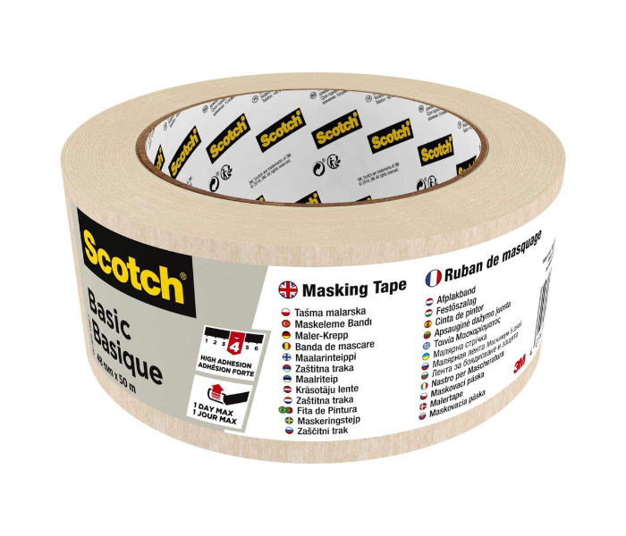 3M Scotch Basic Masking Tape (4.8 x 5000 cm) - Zoom Image