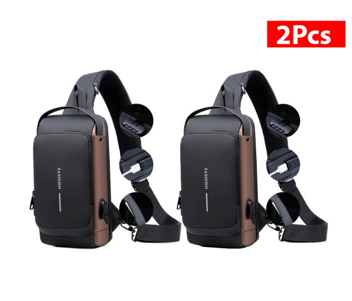 Bundle 2 PCs Set Anti theft Crossbody Sling Image