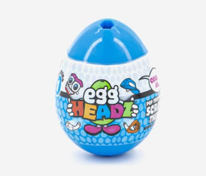 Egg Headz Series 1 Collectible Toy, Green and Blue and Pink - Zoom Image