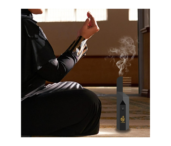 Bakhoor Incense Burner Arabic Aroma Diffuser Mini USB Rechargeable Electric Comb  - Zoom Image 5