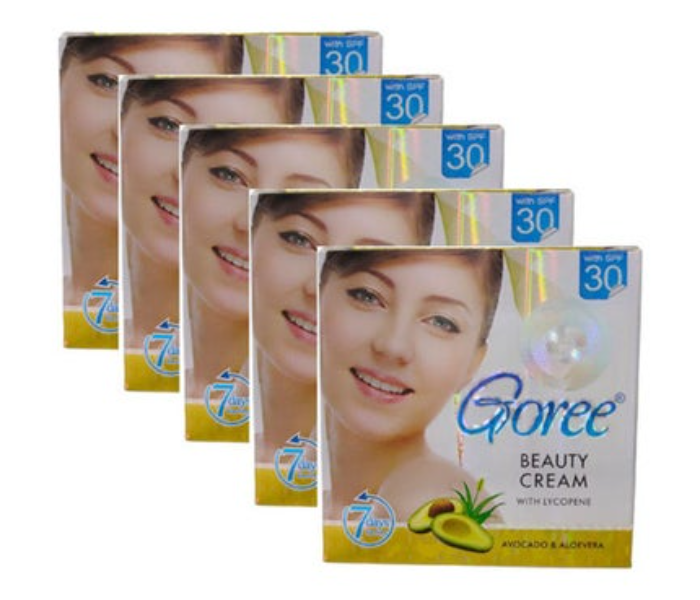 Goree Pack of 5 Beauty Cream With Lycopene - Zoom Image