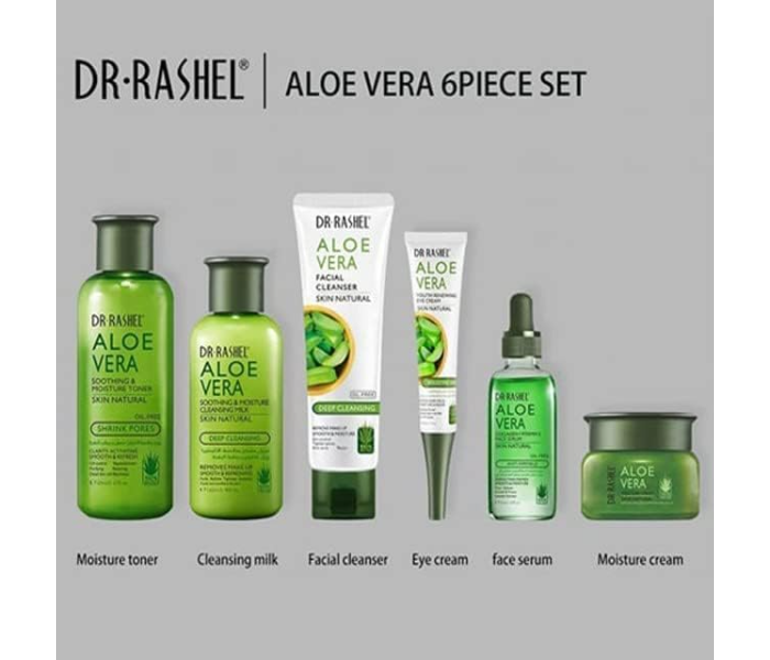 Dr.Rashel 6 IN 1 Aloe Vera Soothing, Anti Wrinkle And Moisture Skincare Set - Zoom Image 6