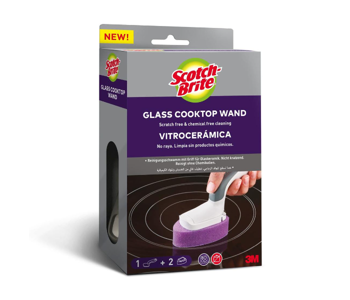 3M Scotch Brite Glass Cooktop Wand W/Refills Pack (3 Pc.) - Zoom Image