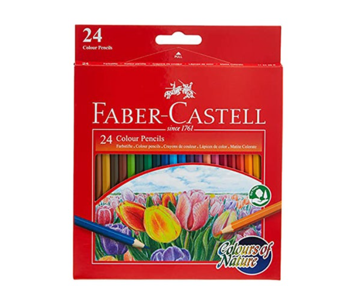 FABER-CASTELL Pack Of 24 Colour Pencil Set - Zoom Image